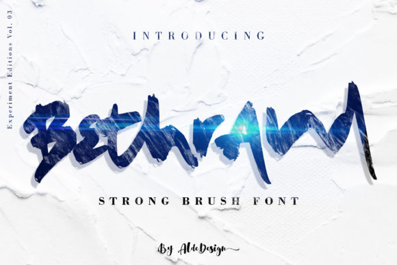 Bethrand: A Handwritten Font for Editorial Charm
