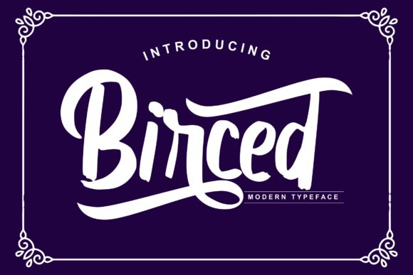 Birced Font Review: Authentic Script Handwritten Typography