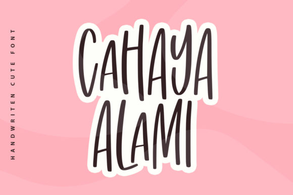 Cahaya Alami Font for High-Impact Campaigns