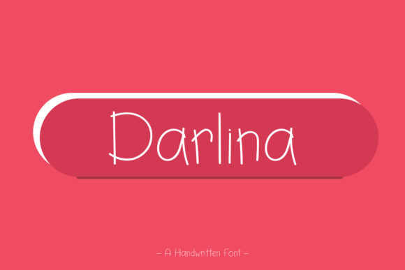 Darlina: A Delicate Handwritten Font for Editorial Design