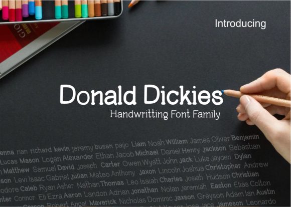 Donald Dickies Font for Scroll-Stopping Social Content