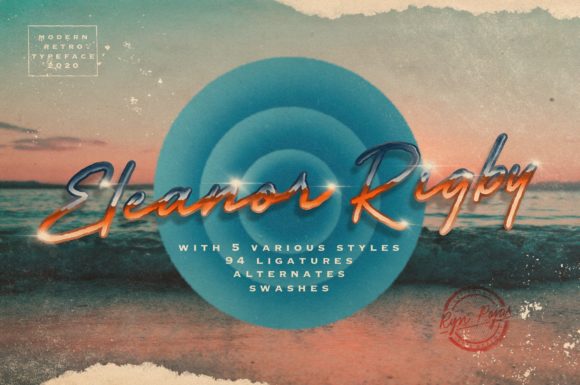 Eleanor Rigby: A Vintage Script Font for Editorial Design