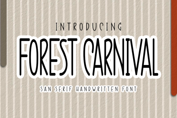 Forest Carnival: A Whimsical Script Font for Editors