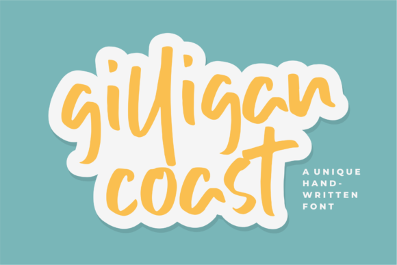 Gilligan Coast: A Relaxed Handwritten Font for Makers