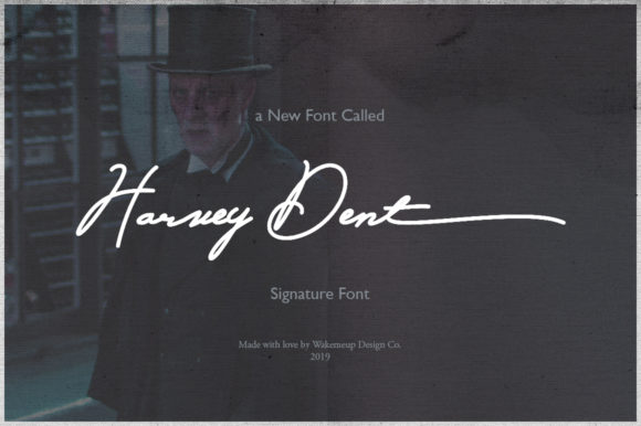 Harvey Dent: An Elegant Script Font for Editorial Design