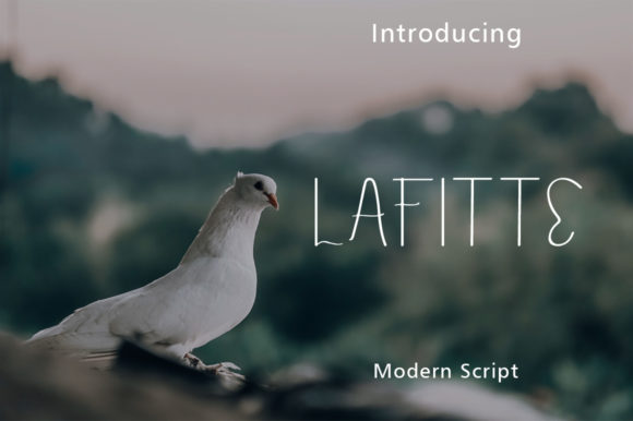 Lafitte: An Elegant Handwritten Typeface for Editors