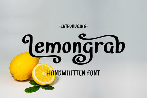 Lemongrab: A Handwritten Typeface for Editorial Charm