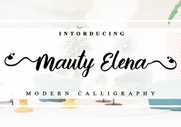 Mauty Elena: A Script Handwritten Font for Digital Elegance
