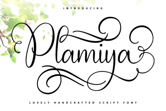 Plamiya: A Handwritten Typeface for Elegant Editorial Design