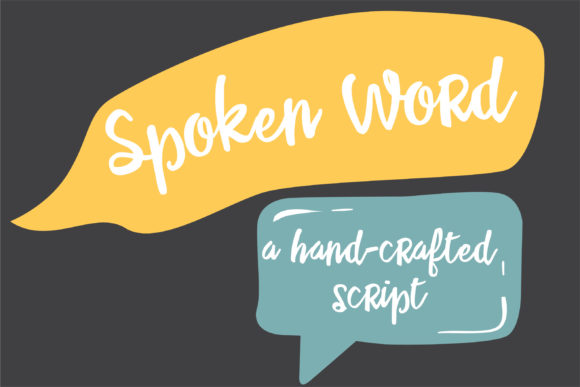 PN Spoken Word: A Timeless Script Font for Editorial Design