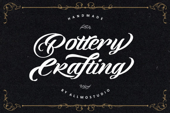 Pottery Crafting Font for Modern Web Design