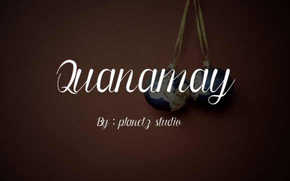 Quanamay: A Handwritten Font for Modern Web Design