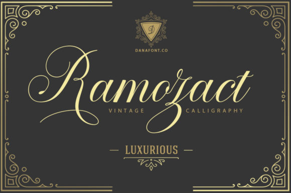Ramozact Font: Elegant Script for Makers