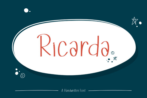 Ricarda: A Casual Handwritten Font for Modern Brands
