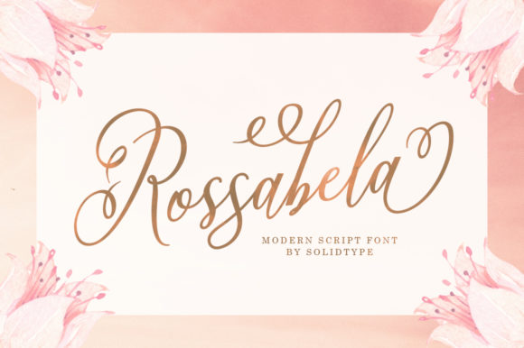 Rossabela: A Fluid Script Typeface for Elegant Branding