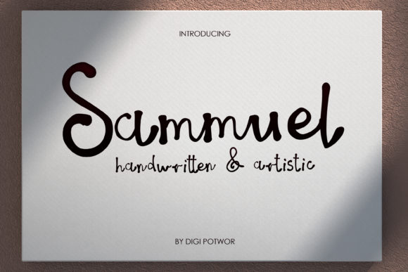 Sammuel: A Premium Script Handwritten Font for Marketers