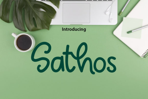 Sathos: The Handwritten Font for Modern Brands