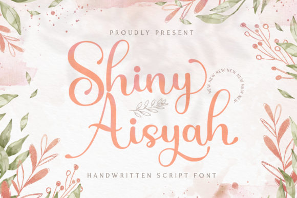 Shiny Aisyah: The Elegant Script Font for Web Design