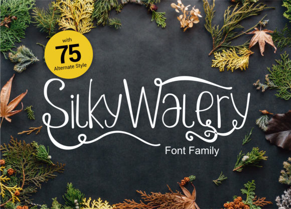 Silkywalery Font: Elegant Script for Designers