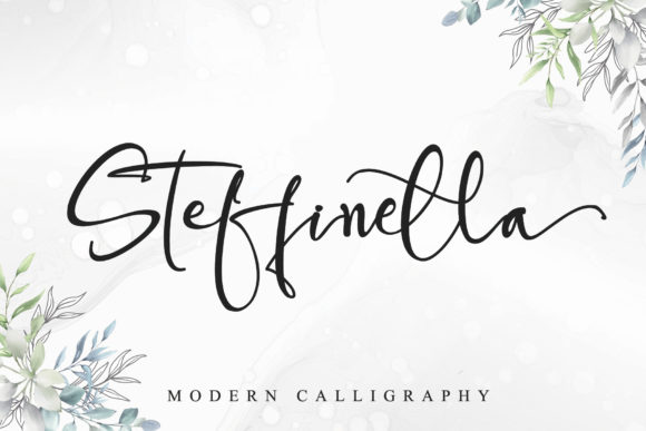 Steffinella: The Script Handwritten Font for Digital Brands