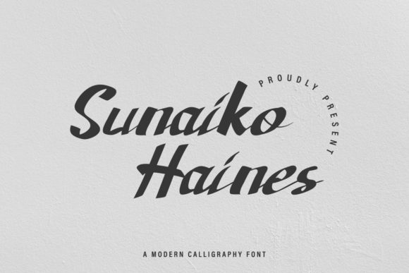 Sunaiko Haines Font for Elegant Business Branding