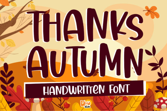 Thanks Autumn Font for Handmade Branding
