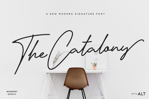The Catalony: A Handwritten Font for Branding
