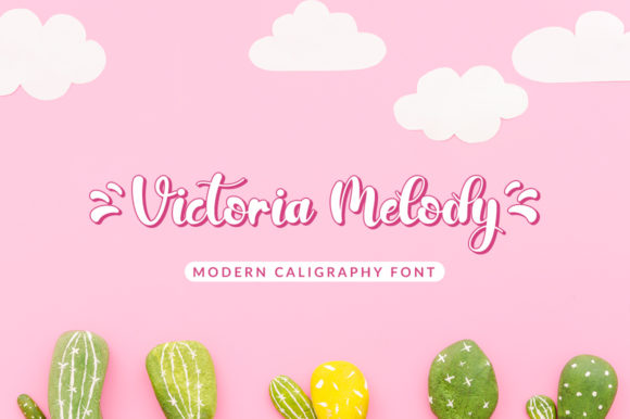 Victoria Melody: A Friendly Script Font for Makers