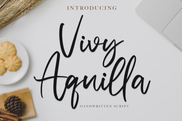 Vivy Aquilla: A Modern Handwritten Typeface for Editorial Design