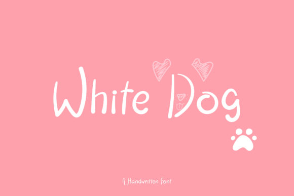 White Dog Font Review for Playful Branding