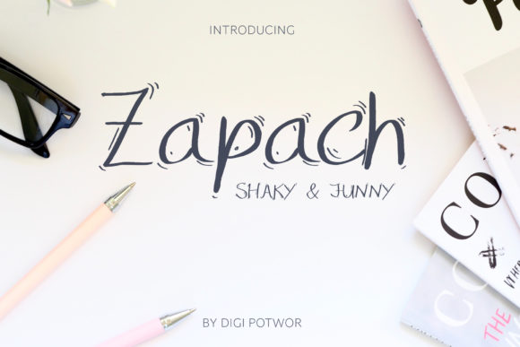 Zapach: A Unique Script Handwritten Font for Editors