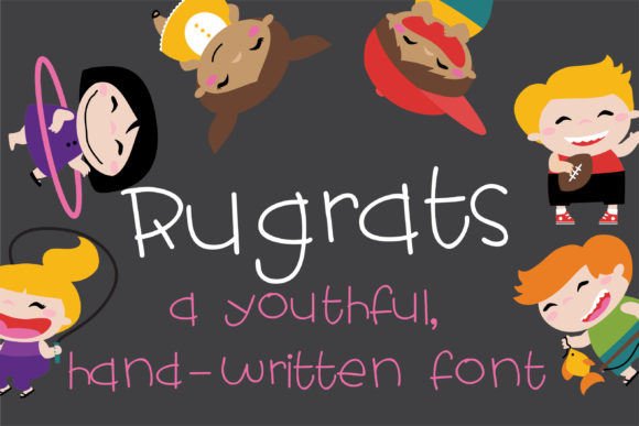 ZP Rugrats: A Playful Handwritten Font for Makers